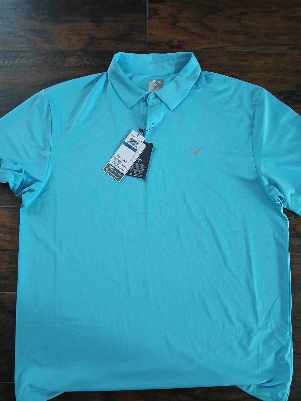 Callaway Men's Polo - Aqua/Turquoise Blue